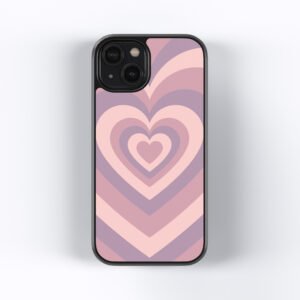 Pink Heart Phone Case For Iphone 14