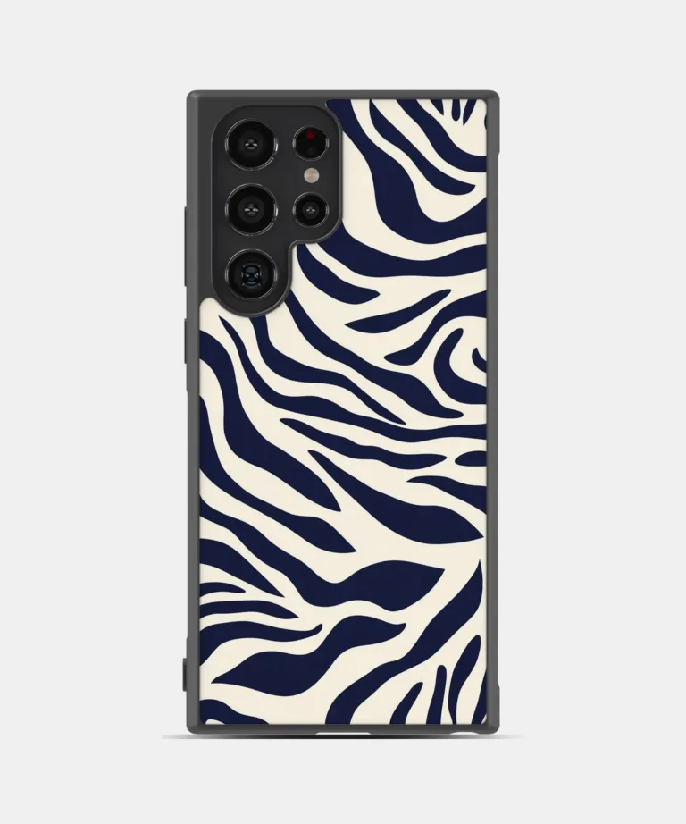 Zebra Stripes Metal Case for Samsung Galaxy S24 Ultra – Main View