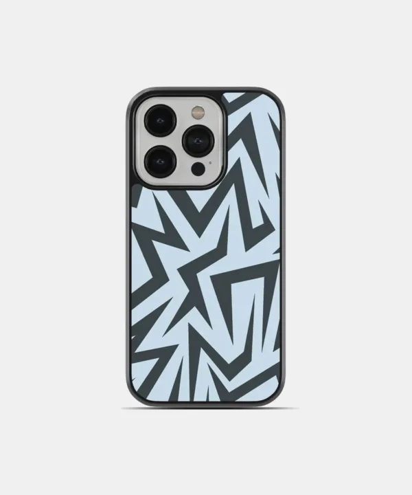 Abstract Art Metal Case Cover for iPhone 14 Pro Main View