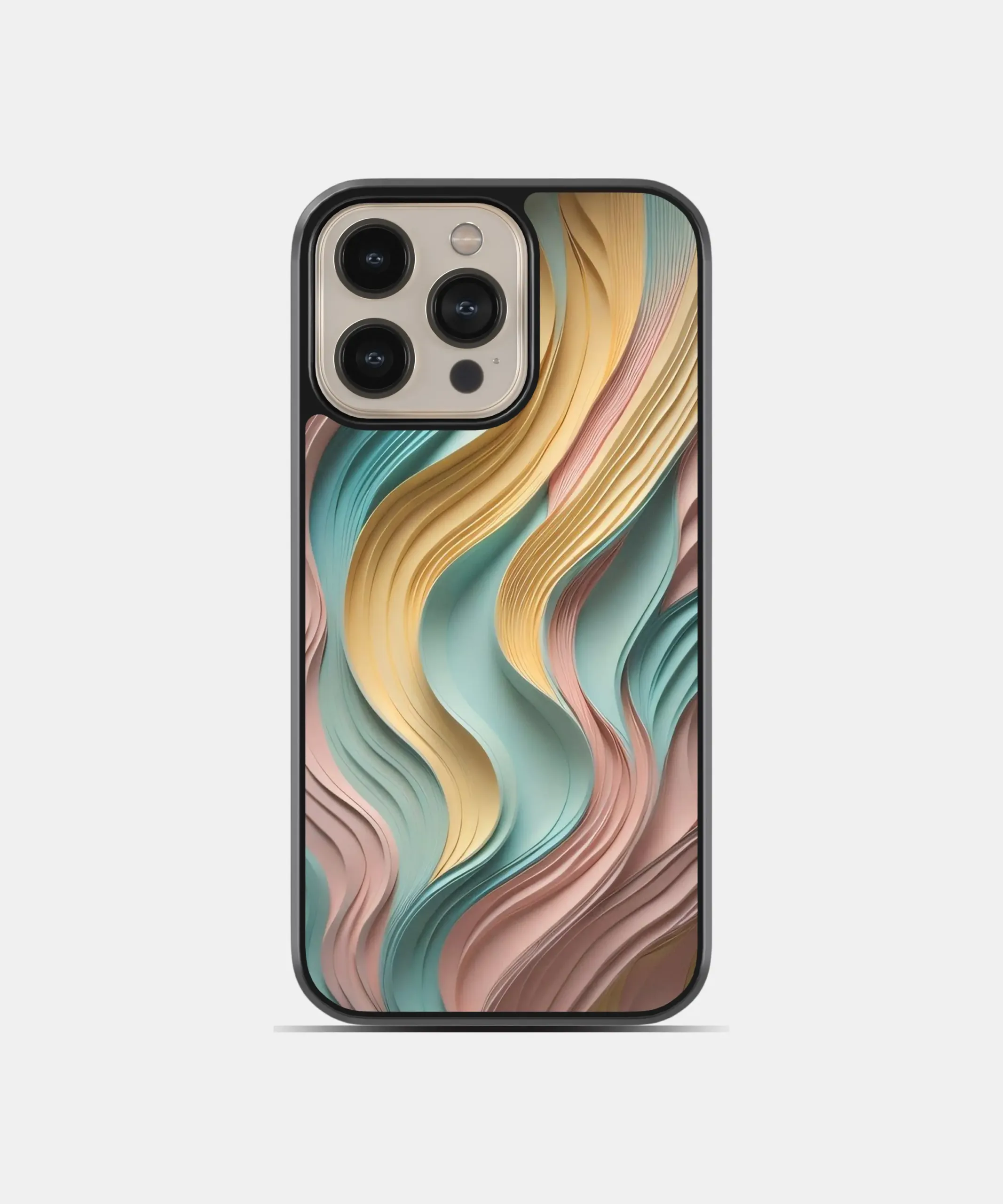 abstract-wavy-metal-case-cover-for-iphone-13-pro-max Abstract Wavy Metal Case Cover for iPhone 13 Pro Max Main View