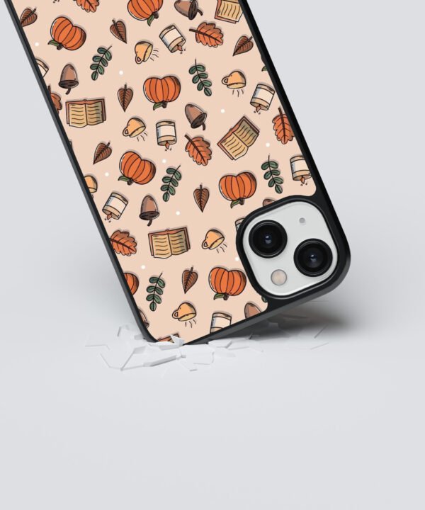 Autumn Vibes Metal Case Cover for iPhone 15 Plus Dropping View