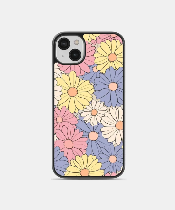 Bloom Vibes Metal Case Cover for iPhone 15 Plus