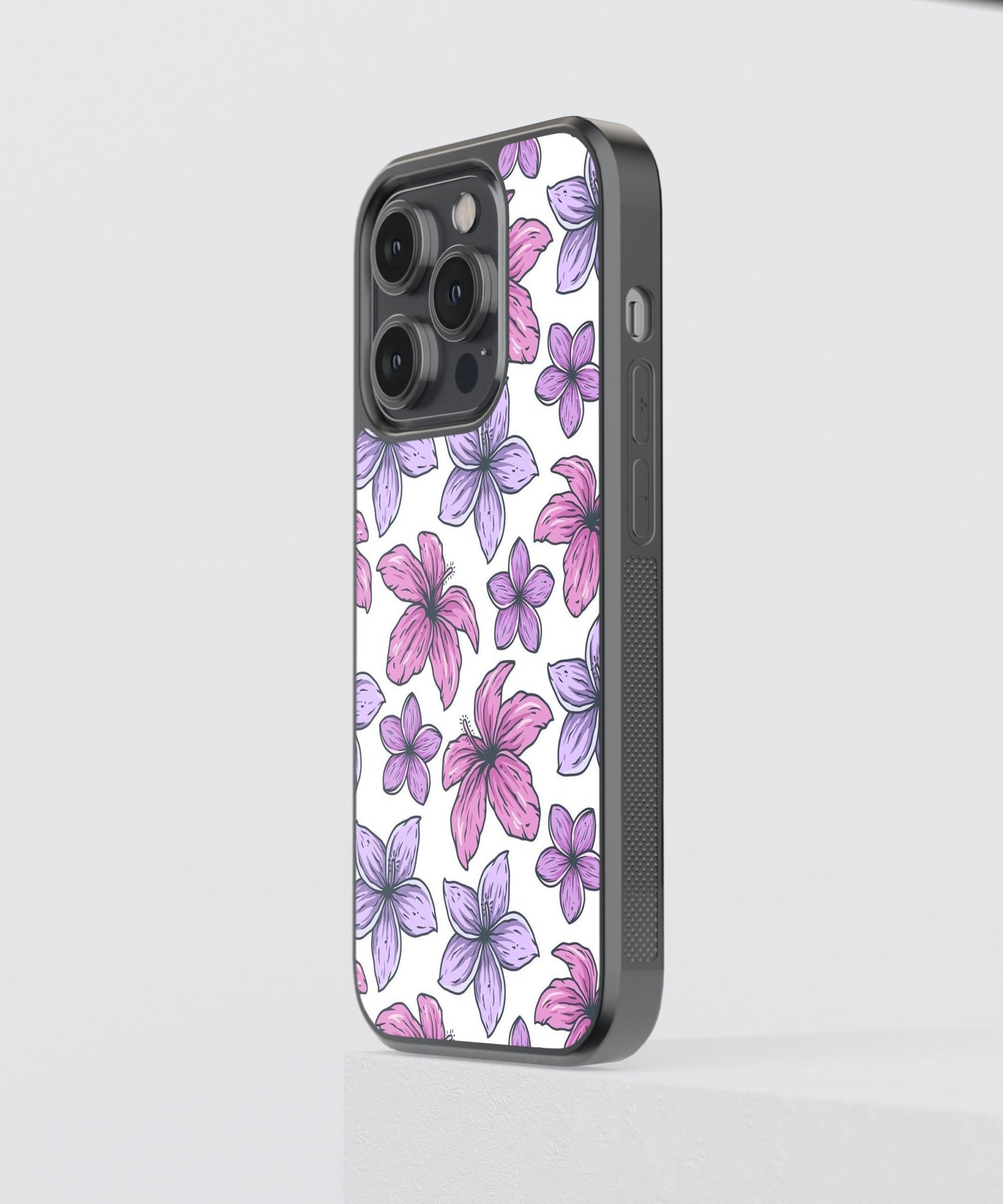 blossom-pop-metal-case-cover-for-iphone-13-pro-02 Blossom Pop Metal Case Cover for iPhone 13 Pro Side View