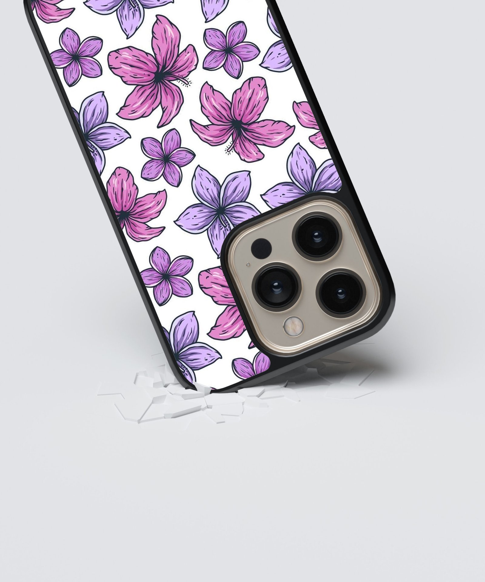 blossom-pop-metal-case-cover-for-iphone-13-pro-03 Blossom Pop Metal Case Cover for iPhone 13 Pro Dropping View