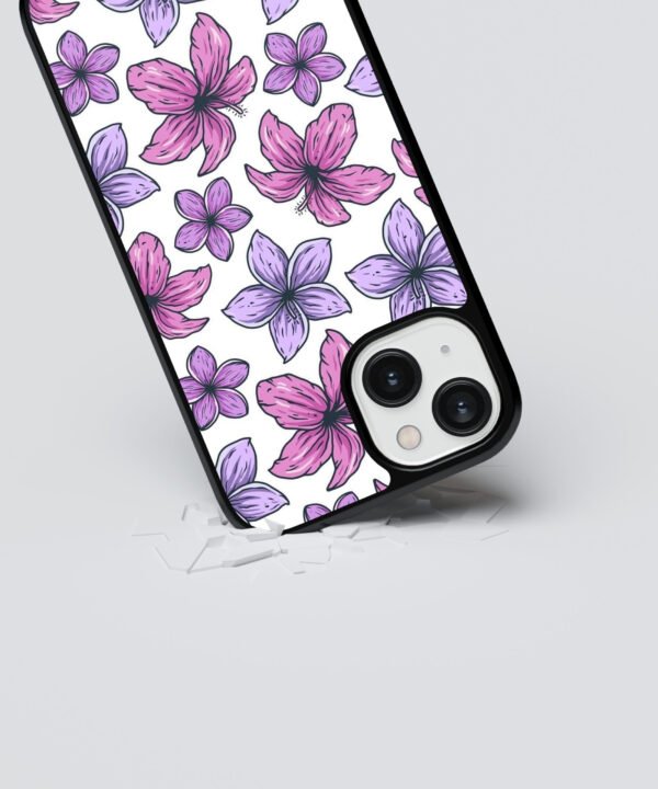 Blossom Pop Metal Case Cover for iPhone 14 Dropping View