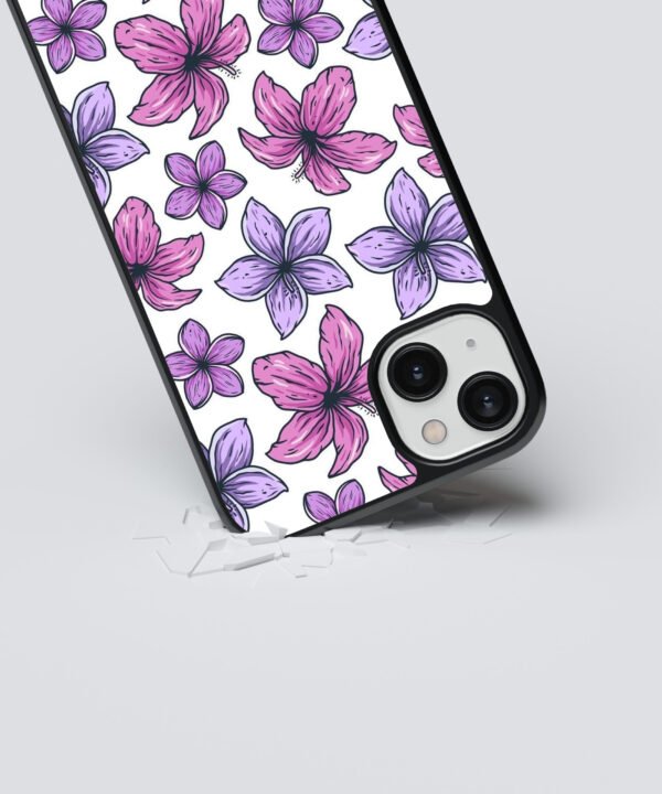 Blossom Pop Metal Case Cover for iPhone 14 Plus Dropping View