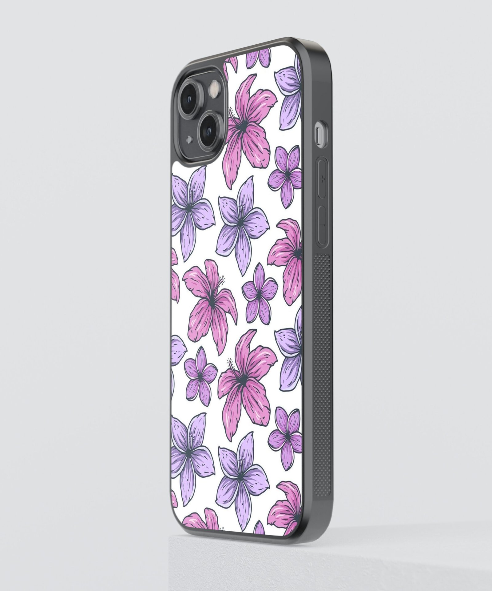 blossom-pop-metal-case-cover-for-iphone-14-Plus-05 Blossom Pop Metal Case Cover for iPhone 14 Plus Side View
