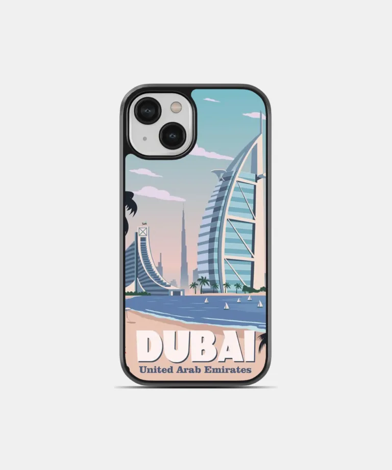 Dubai Dreamscape Metal Case Cover for iPhone 14 Main View
