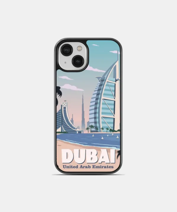 Dubai Dreamscape Metal Case Cover for iPhone 14 Main View