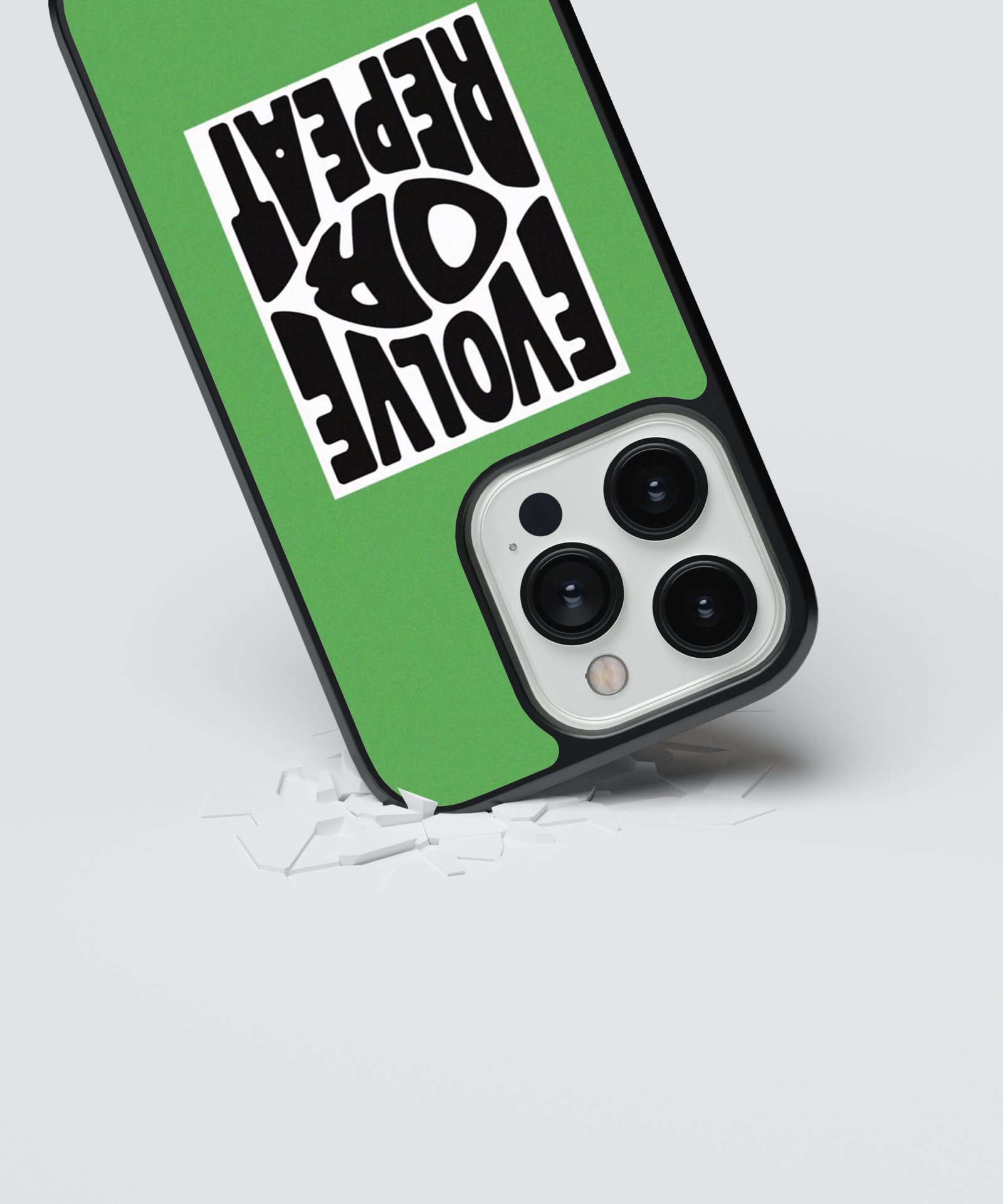 evolve-or-repeat-metal-case-cover-for-iphone-15-pro06 Evolve or Repeat Metal Case Cover for iPhone 15 Pro – Dropping View