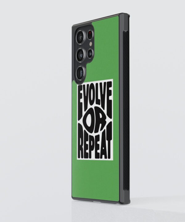 Evolve Repeat Metal Case Cover for Samsung Galaxy S24 Ultra - side view