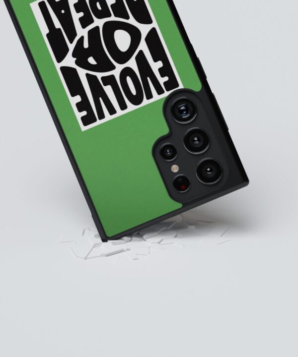 Evolve Repeat Metal Case Cover for Samsung Galaxy S24 Ultra - dropping view