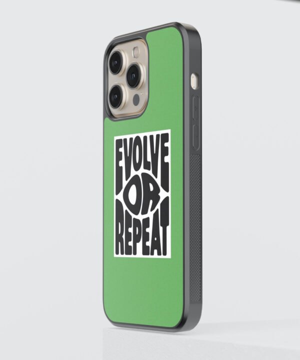 Evolve or Repeat Metal Case Cover for iPhone 13 Pro Max Side View