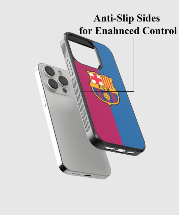 FCB Inspired Metal Case Cover for iPhone 15 Pro – Feature 2 View