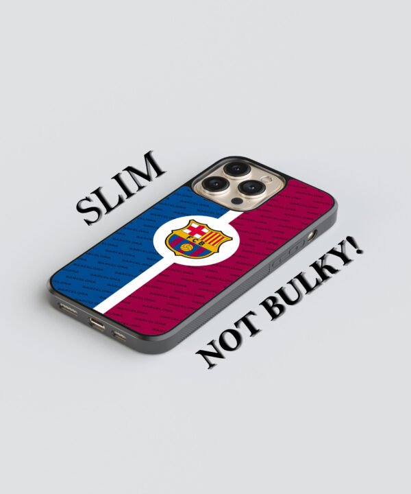 FCB Inspired Metal Case Cover for iPhone 16 Pro Max – Feature 2 View