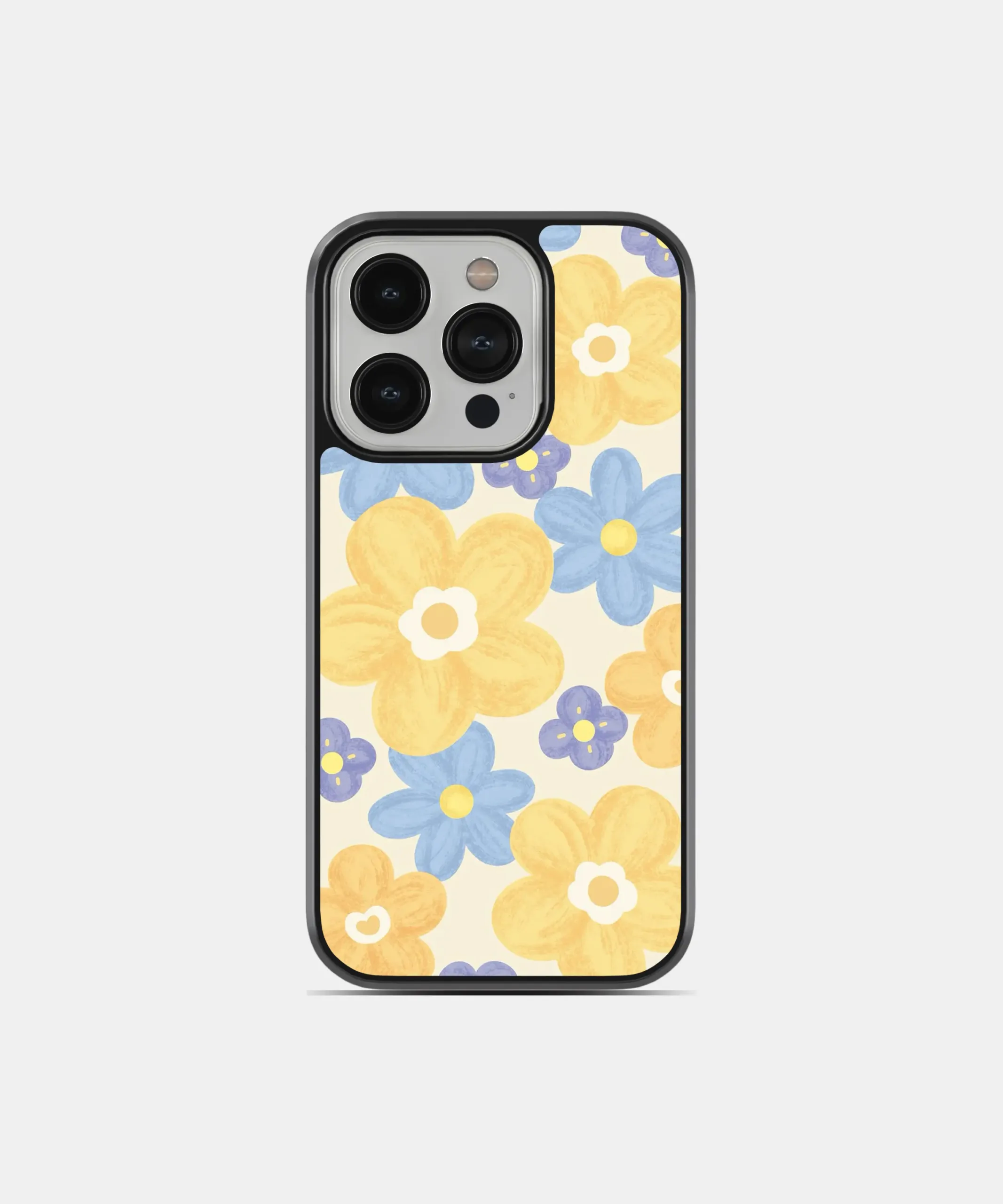 floral-pop-metal-case-cover-for-iphone-15-pro- Floral Pop Metal Case Cover for iPhone 15 Pro – Main View