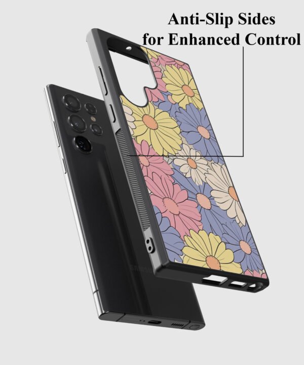 Floral Pop Metal Case Cover for Samsung Galaxy S23 Ultra – Feature 1 View