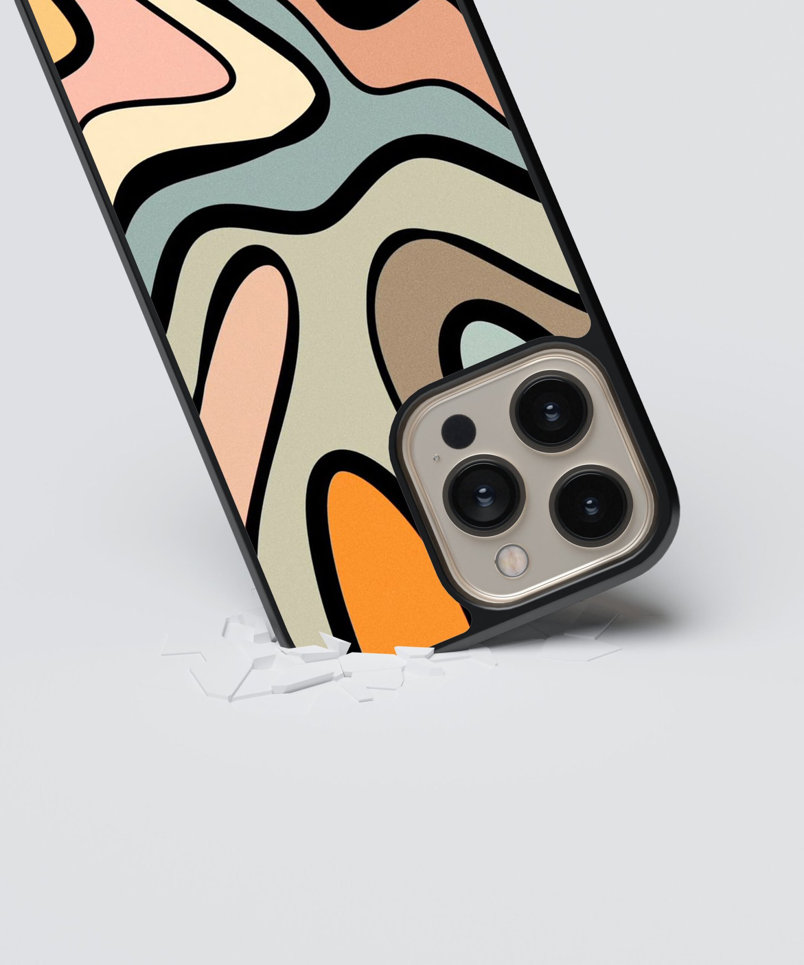groovy-abstract-metal-case-cover-for-iphone-13-pro-max-03 Groovy Abstract Metal Case Cover for iPhone 13 Pro Max Dropping View