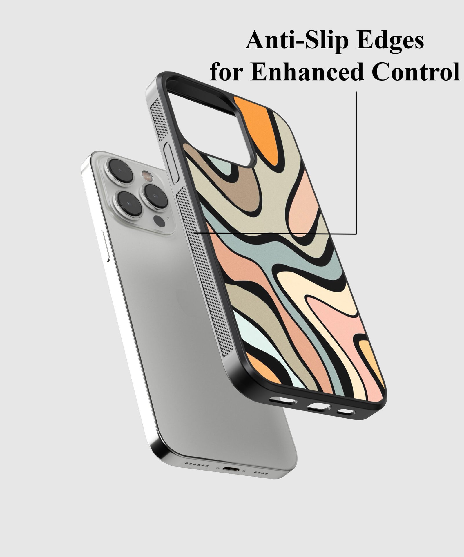 groovy-abstract-metal-case-cover-for-iphone-13-pro-max-05 Groovy Abstract Metal Case Cover for iPhone 13 Pro Max Feature 2 View