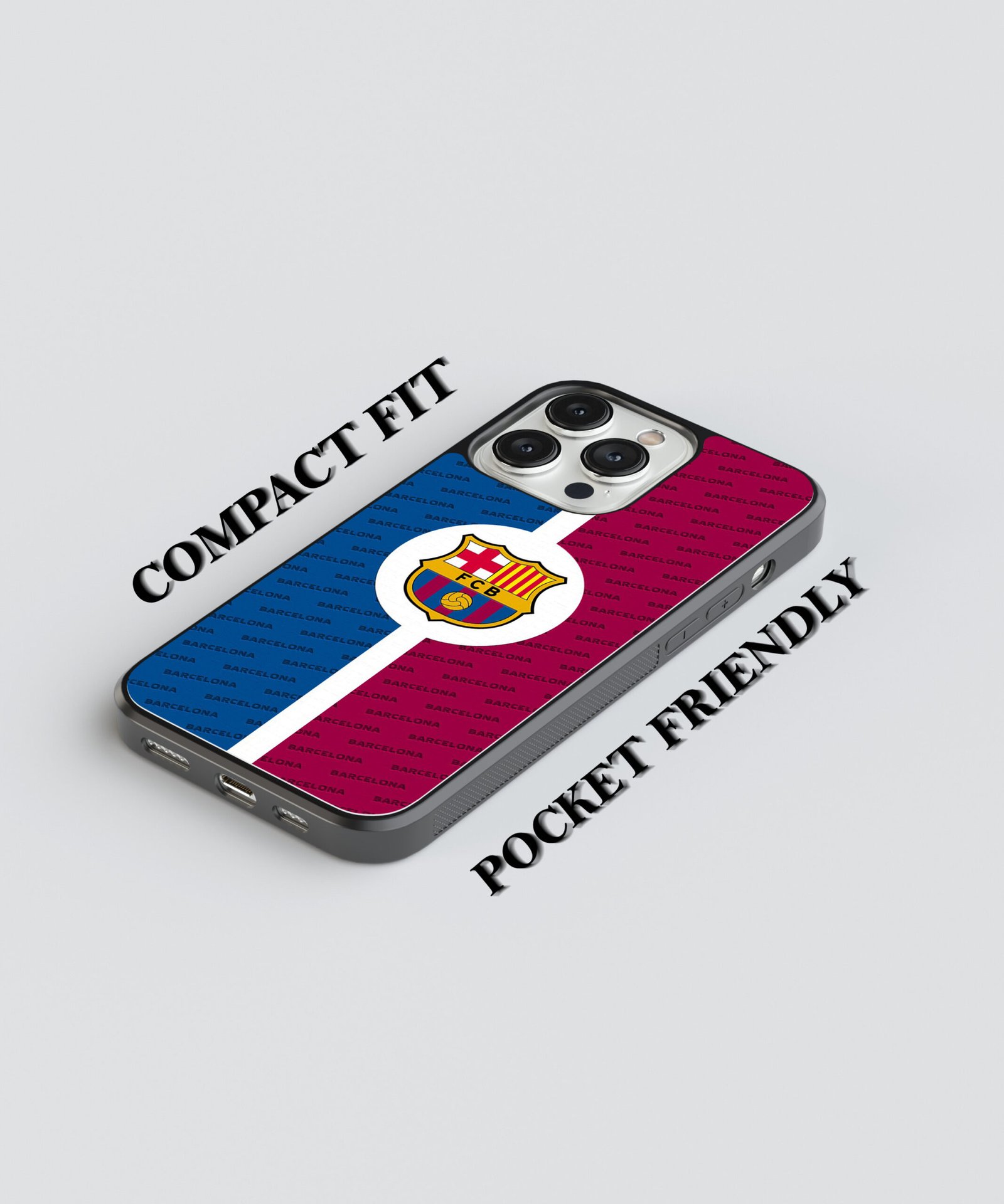 i14-pro max-2d-p2 FCB Inspired Metal Case Cover for iPhone 13 Pro Max Feature 1 View