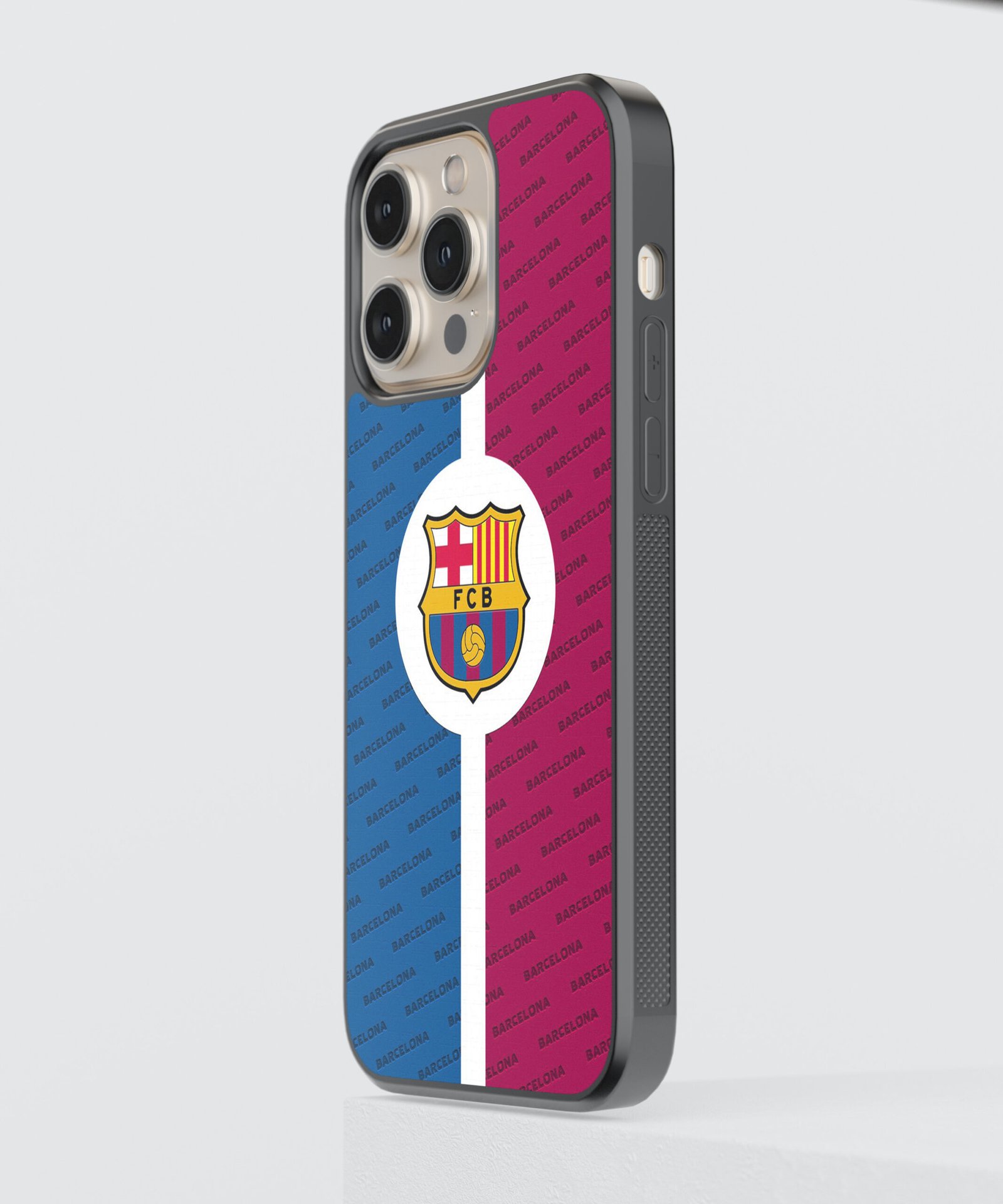 i14-pro max-2d-p9 FCB Inspired Metal Case Cover for iPhone 13 Pro Max Side View