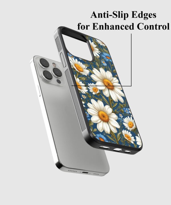 Vibrant floral Metal Case Cover for iPhone 15 Pro Max – Feature 2 View