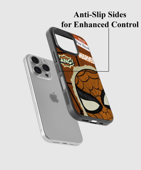 Masked Spidey Metal Case Cover for iPhone 16 Pro – Feature 2 View