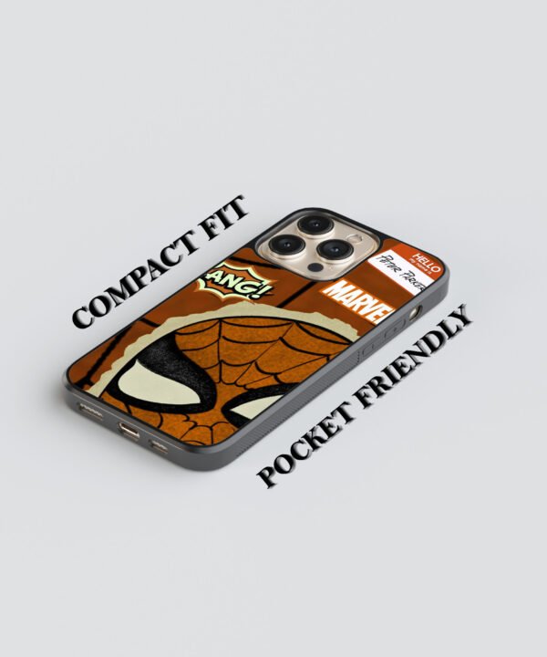 Masked Spidey Metal Case Cover for iPhone 16 Pro – Feature 1 View