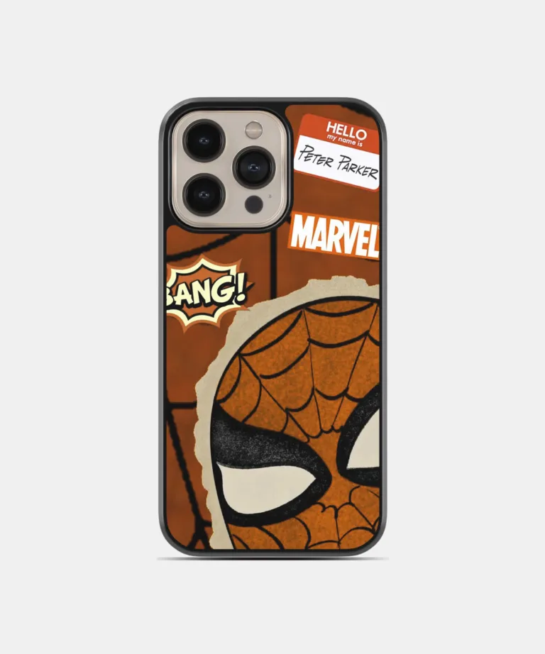 Masked Spidey Metal Case Cover for iPhone 16 Pro – Main View