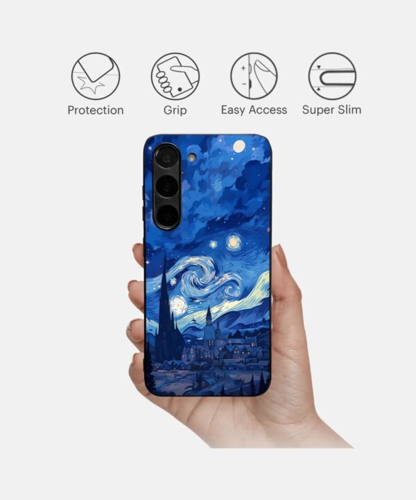 Midnight Dreams Metal Case Cover for Samsung Galaxy S24 Features View