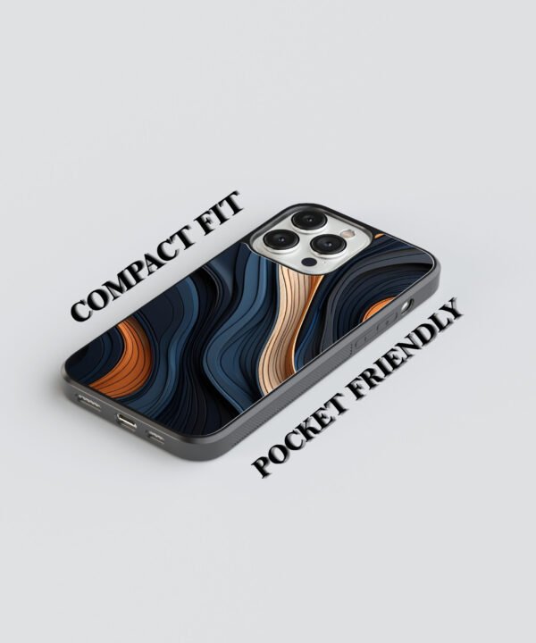 Midnight Flow Metal Case Cover for iPhone 13 Pro Max Feature 1 View