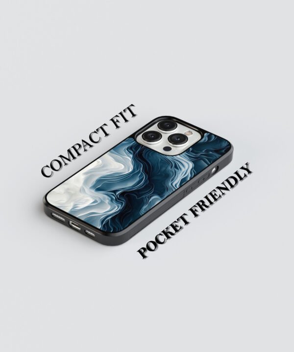 Midnight Frost Metal Case Cover for iPhone 15 Pro – Feature 1 View