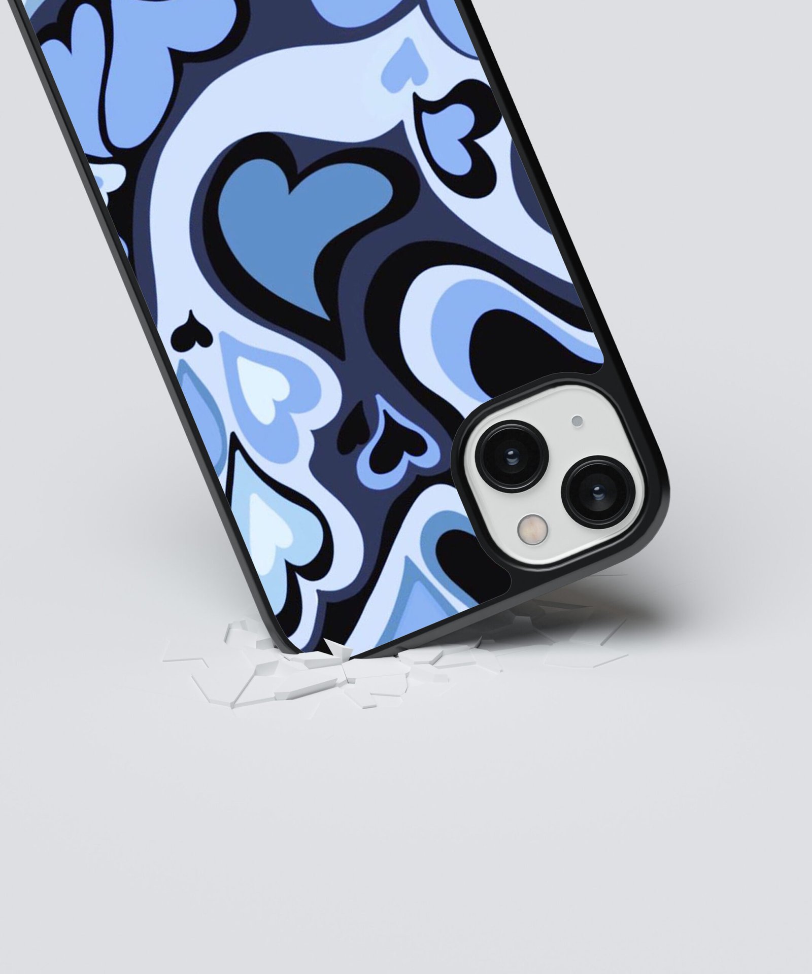 midnight-hearts-metal-case-cover-for-iphone-14-Plus-01 Midnight Hearts Metal Case Cover for iPhone 14 Plus Dropping View