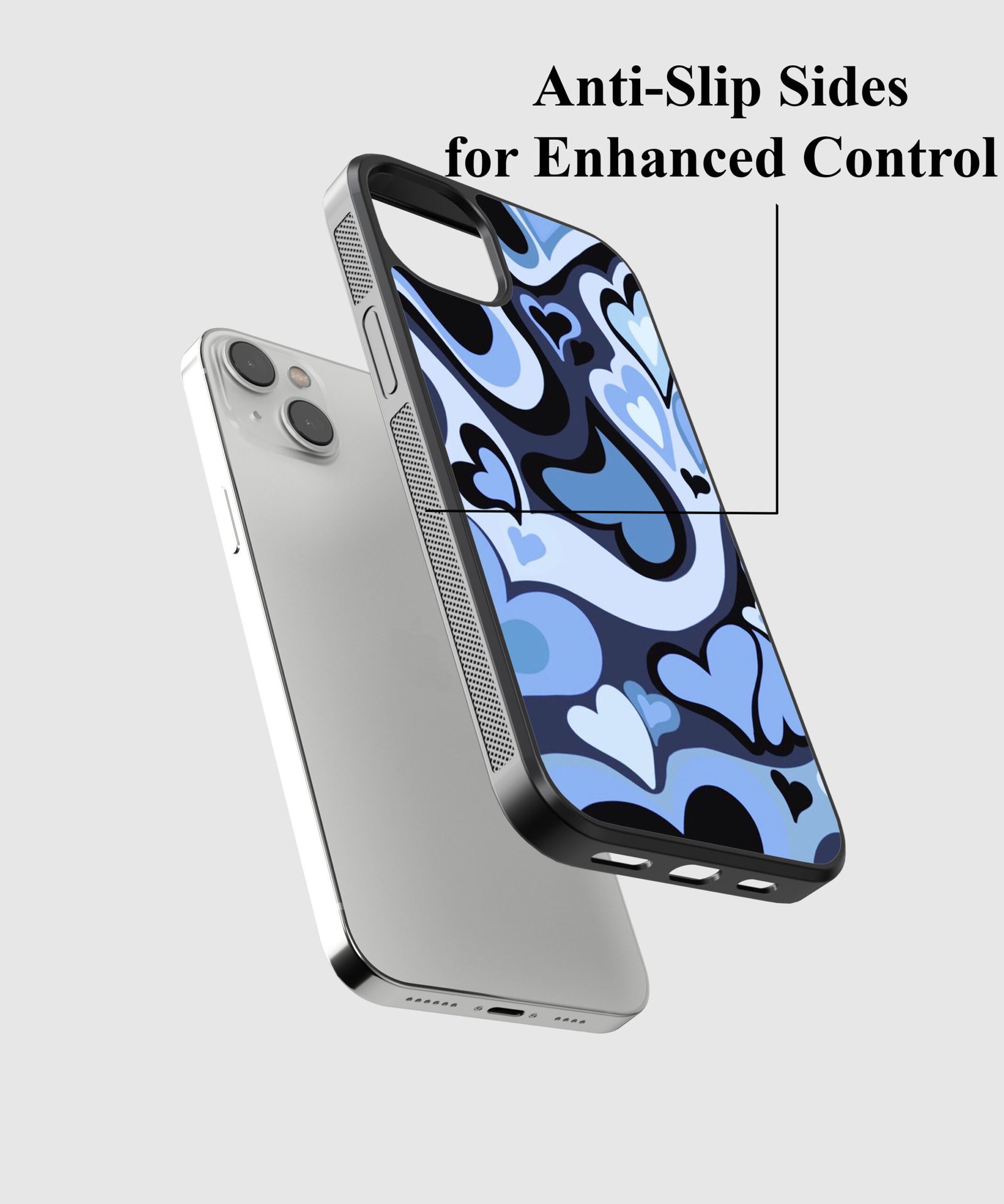 midnight-hearts-metal-case-cover-for-iphone-14-Plus-03 Midnight Hearts Metal Case Cover for iPhone 14 Plus – Feature 2 View