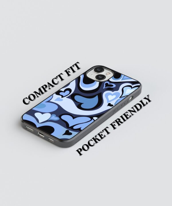 Midnight Hearts Metal Case Cover for iPhone 14 Plus Feature 1 View