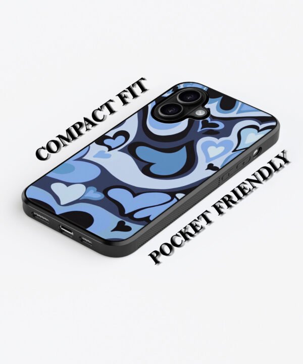 Midnight Hearts Metal Case Cover for iPhone 16 – Feature 1 View