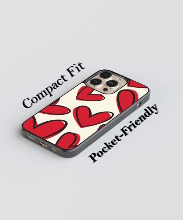 Motion Hearts Metal Case Cover for iPhone 16 Pro Max – Feature 1 View