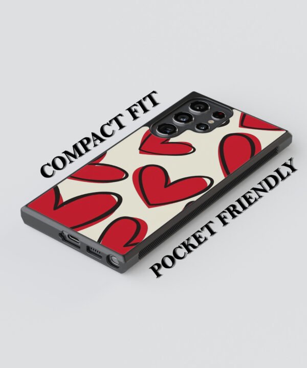 Motion Hearts Metal Case for Samsung Galaxy S24 Ultra – Feature View 1