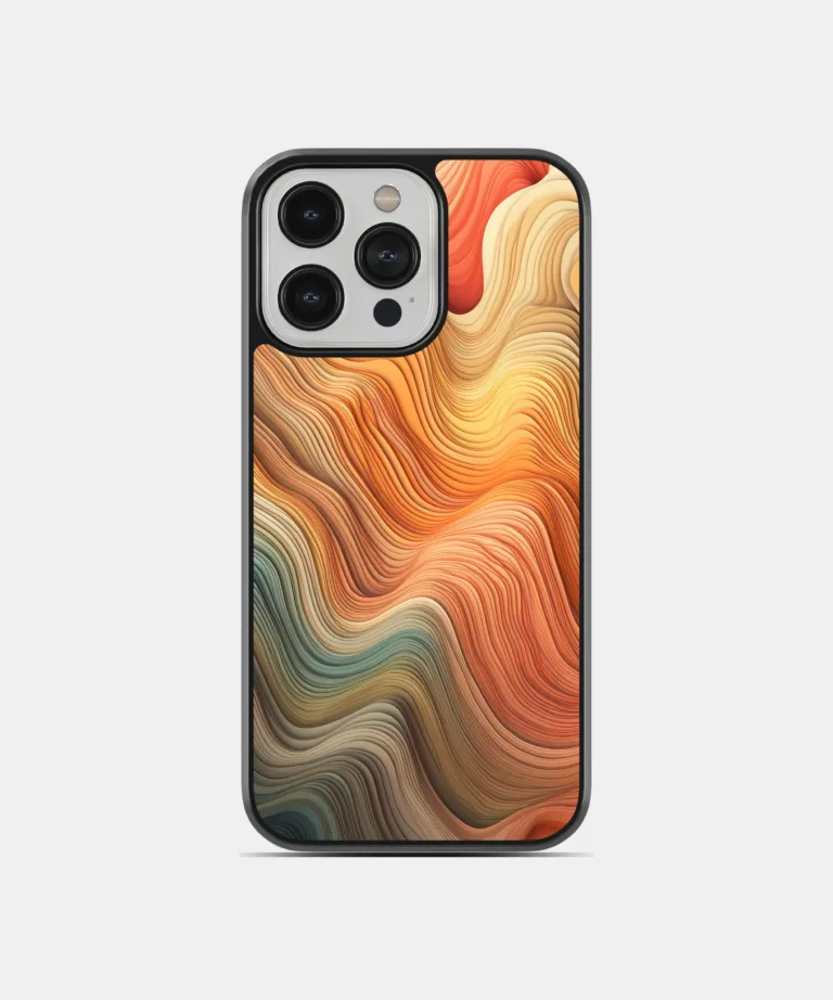 Multi Wavy Metal Case Cover for iPhone 15 Pro Max – Main View