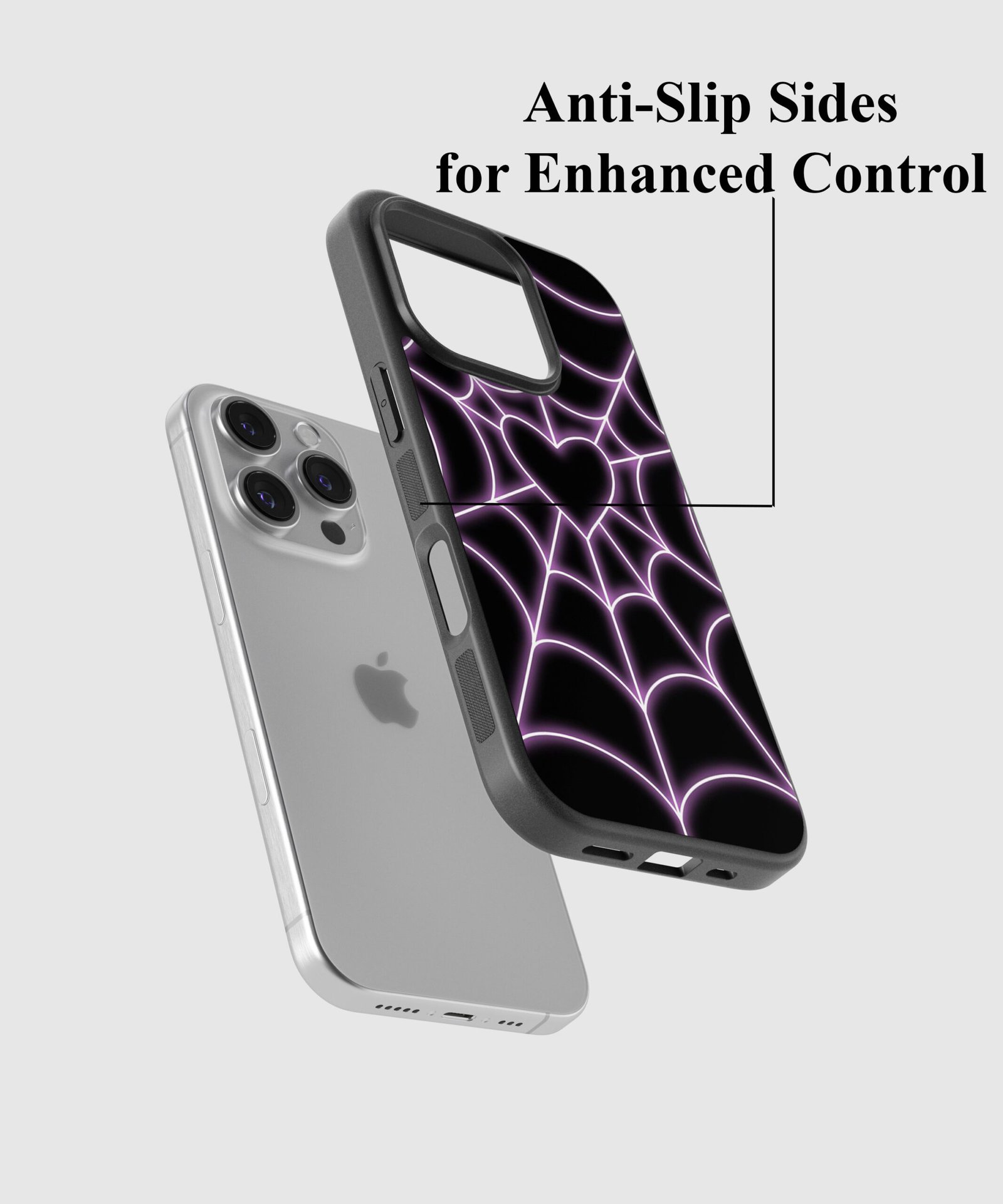 neon-spiderweb-metal-case-cover-for-iphone-16-pro-02 Neon spiderweb Metal Case Cover for iPhone 16 Pro – Feature 2 View