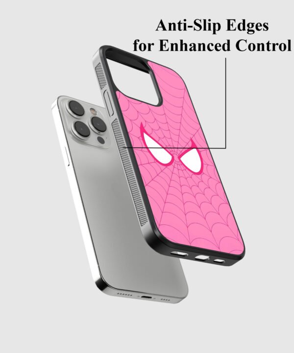Pink Venom Metal Case Cover for iPhone 15 Pro Max – Feature 2 View
