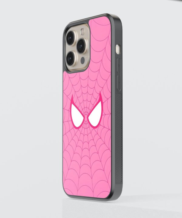 Pink Venom Metal Case Cover for iPhone 15 Pro Max – Side View