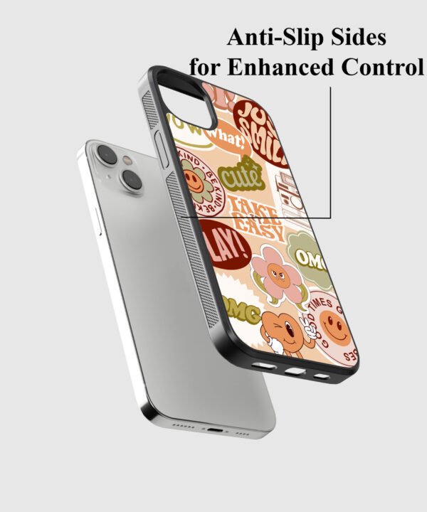 Pop Doodles Metal Case Cover for iPhone 14 Plus Feature 1 View