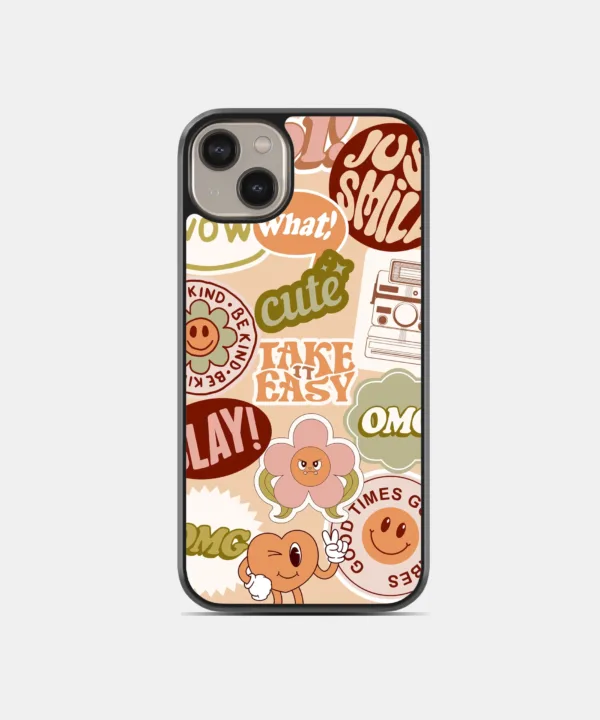 Pop Doodles Metal Case Cover for iPhone 14 Plus Main View