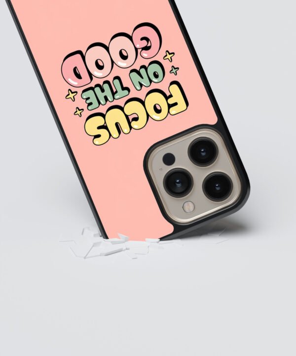 Positive Pop Metal Case Cover for iPhone 15 Pro Max – Dropping View