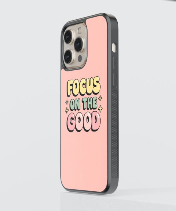 Positive Pop Metal Case Cover for iPhone 15 Pro Max – Side View