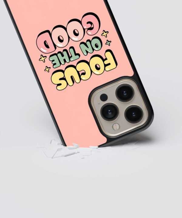 Positive Pop Metal Case Cover for iPhone 16 Pro – Dropping View