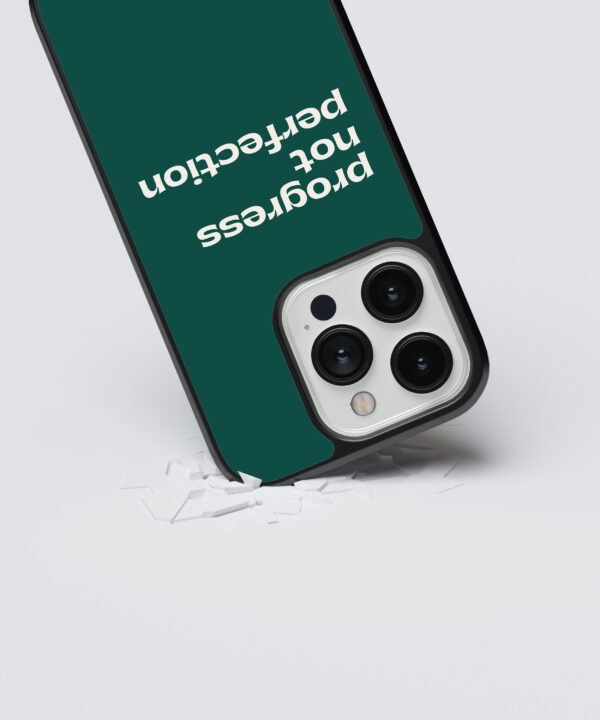 Positivity Metal Case Cover for iPhone 13 Pro Dropping View