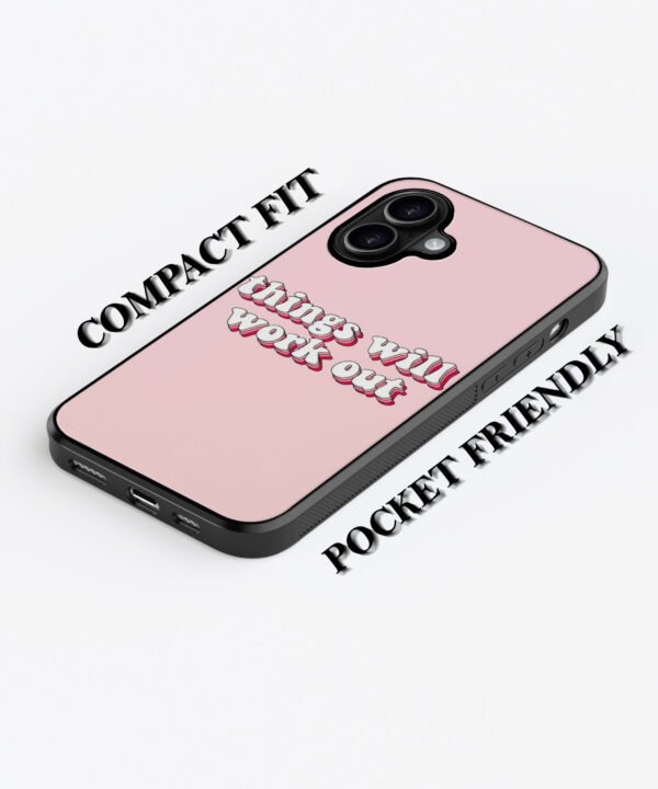 Quote Pop Metal Case Cover for iPhone 16 Plus – Feature 1 View