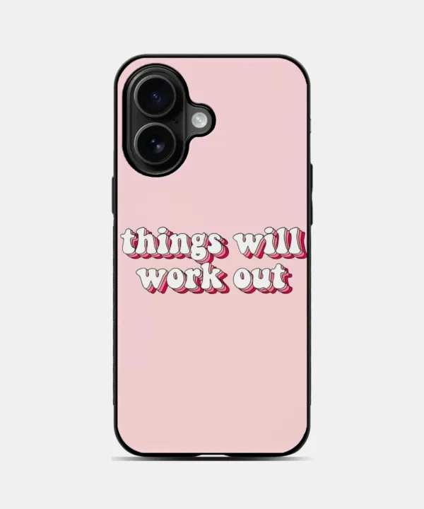 Quote Pop Metal Case Cover for iPhone 16 Plus
